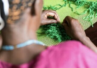 Woman in a Cooperative working.